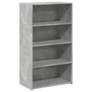 vidaXL Skř&iacute;ň highboard betonově &scaron;ed&aacute; 70 x 41 x 124 cm kompozitn&iacute; dřevo
