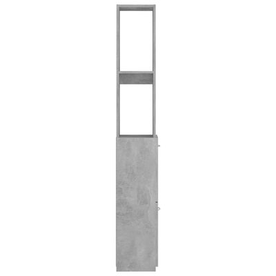 vidaXL Koupelnová skříňka betonově šedá 25x26,5x170cm kompozitní dřevo