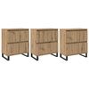 vidaXL Serv&iacute;rovac&iacute; skř&iacute;ň 3 ks Artisanov&yacute; dub 60 x 35 x 70 cm