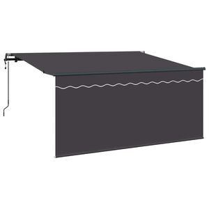 vidaXL Budsorovateln&eacute; zastře&scaron;en&iacute; Antracit 300 x 200 cm textil