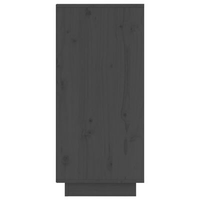 vidaXL Příborník šedý 31,5 x 34 x 75 cm masivní borové dřevo