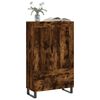 vidaXL Skř&iacute;ň highboard kouřov&yacute; dub 69,5 x 31 x 115 cm kompozitn&iacute; dřevo