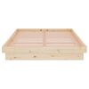 vidaXL R&aacute;m postele masivn&iacute; dřevo 120 x 190 cm Small Double
