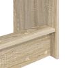 vidaXL Postelov&yacute; stůl Sonoma dub 100 x 45 x 75 cm kompozitn&iacute; dřevo