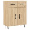 vidaXL Skř&iacute;ň highboard dub sonoma 69,5 x 34 x 180 cm kompozitn&iacute; dřevo