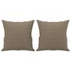 vidaXL Dekoračn&iacute; pol&scaron;t&aacute;ře 2 ks taupe 40 x 40 cm textil