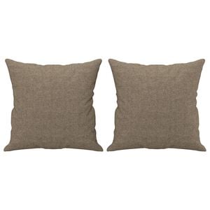 vidaXL Dekoračn&iacute; pol&scaron;t&aacute;ře 2 ks taupe 40 x 40 cm textil
