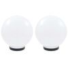 vidaXL Kulovit&eacute; LED lampy 2 ks koule 25 cm PMMA