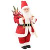 vidaXL Figurka Santa Clause Červen&aacute; 30 cm Polyester