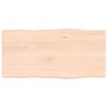 vidaXL Stoln&iacute; deska 80x40x(2-4) cm neo&scaron;etřen&yacute; masivn&iacute; dřevo živ&aacute; hrana