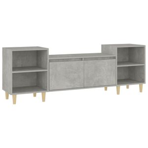 vidaXL TV skř&iacute;ňka betonově &scaron;ed&aacute; 160x35x55 cm kompozitn&iacute; dřevo
