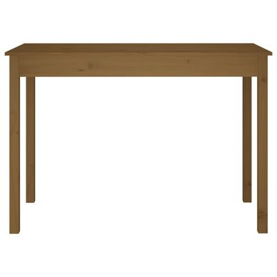 vidaXL Jídelní stůl medově hnědý 110 x 55 x 75 cm masivní borové dřevo