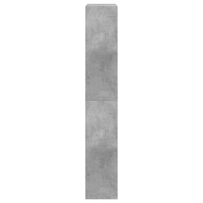 vidaXL Botník betonově šedý 60 x 21 x 125,5 cm kompozitní dřevo