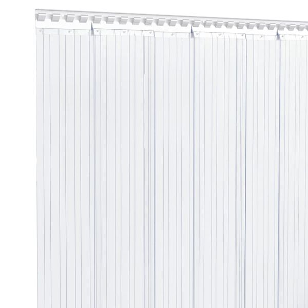 vidaXL Z&aacute;věs do dveř&iacute; průhledn&yacute; 300 mm x 2,6 mm 10 m PVC