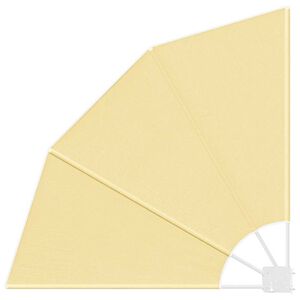 vidaXL Zástěna na balkon Písková 115 x 115 cm Polyester