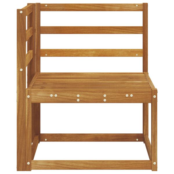 vidaXL Zahradn&iacute; rohov&aacute; sedačka Masivn&iacute; ak&aacute;tov&eacute; dřevo Př&iacute;rodn&iacute;