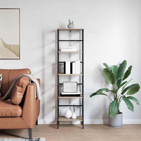 vidaXL Knihovna Sonoma dub 40 x 29,5 x 149 cm kompozitn&iacute; dřevo