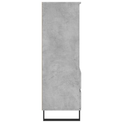 vidaXL Skříň highboard betonově šedá 40 x 36 x 110 cm kompozitní dřevo