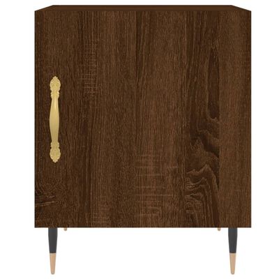 vidaXL Noční stolek hnědý dub 40 x 40 x 50 cm kompozitní dřevo