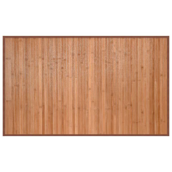 vidaXL Koberec obd&eacute;ln&iacute;kov&yacute; př&iacute;rodn&iacute; 60 x 100 cm bambus