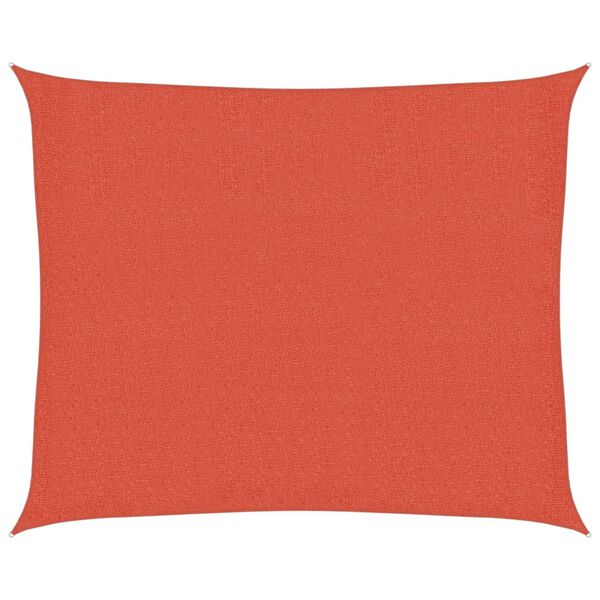 vidaXL Stínící plachta 160 g/m² cihlová 2,5 x 3 m HDPE