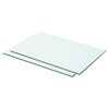 vidaXL Policov&eacute; desky 2 ks sklo čir&eacute; 50 x 25 cm