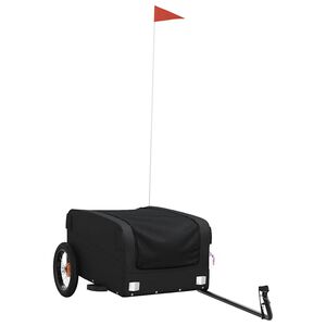 vidaXL Voz&iacute;k za kolo čern&yacute; 30 kg železo