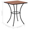 vidaXL 3dílný mozaikový bistro set keramický terakotový