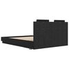vidaXL R&aacute;m postele s čelem Čern&yacute; dub 140 x 200 cm kompozitn&iacute; dřevo