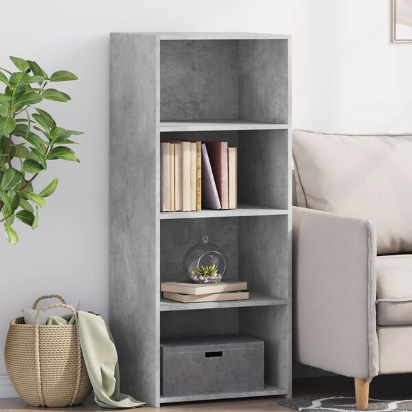 vidaXL Skříň highboard betonově šedá 50 x 41 x 124 cm kompozitní dřevo