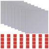 vidaXL Zrcadla 8 ks Stř&iacute;brn&aacute; 20,5 x 20,5 x 0,4 cm Vysoce kvalitn&iacute; sklo