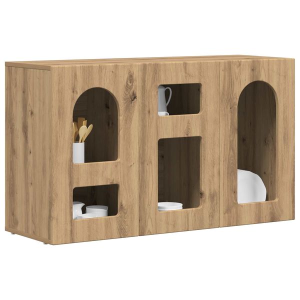 vidaXL Serv&iacute;rovac&iacute; skř&iacute;ň Artisanov&yacute; dub 100 x 35 x 59 cm