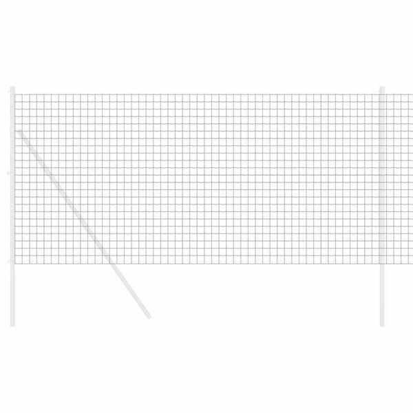 vidaXL Euro plot &Scaron;ed&aacute; 1 x 25 m Železo potažen&eacute; PVC
