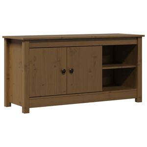 vidaXL TV skř&iacute;ňka medově hněd&aacute; 103 x 36,5 x 52 cm masivn&iacute; borov&eacute; dřevo