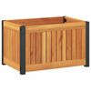 vidaXL Zahradn&iacute; truhl&iacute;k 45x30x27,5 cm masivn&iacute; ak&aacute;ciov&eacute; dřevo a ocel