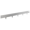 vidaXL Okraj tr&aacute;vn&iacute;ku 10 pcs 100 x 12 cm Ocel Stř&iacute;brn&aacute;