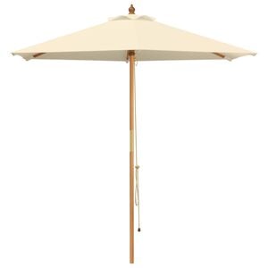 vidaXL Zahradn&iacute; slunečn&iacute;k &Oslash; 210 x 237 cm Masivn&iacute; eukalyptov&eacute; dřevo