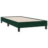 vidaXL Postel Box Spring bez matrace tmavě zelen&aacute; 90x210 cm samet