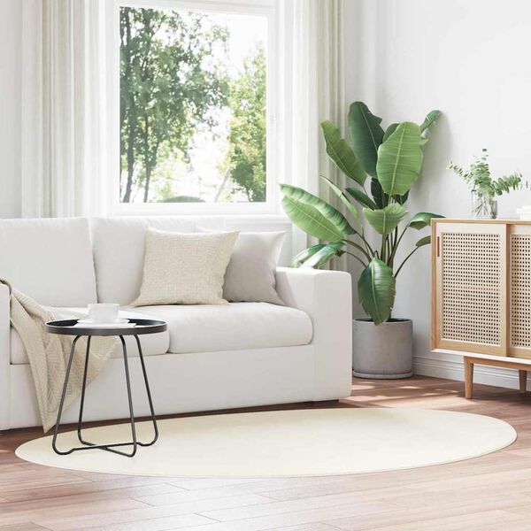 vidaXL Kusov&eacute; koberce HUARTE Kr&eacute;mov&aacute; 120 x 170 cm Polyester