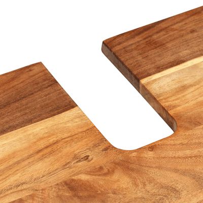 vidaXL 2dílná koupelnová sestava masivní akáciové dřevo
