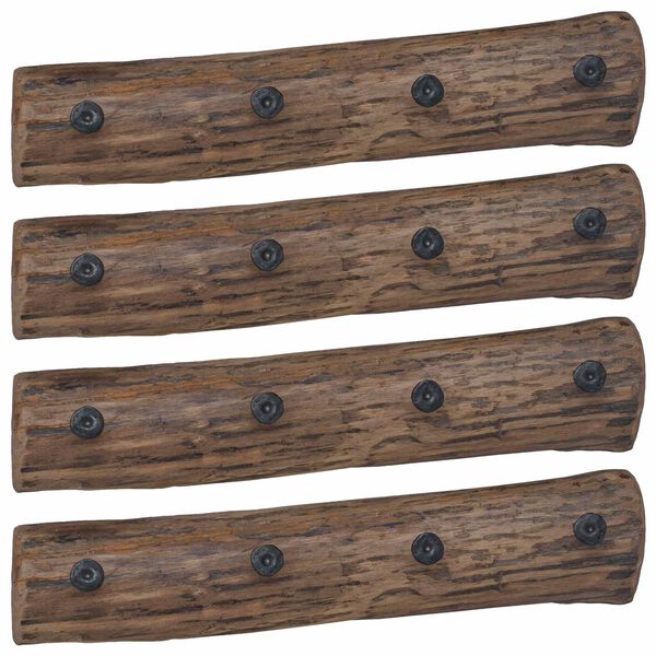 vidaXL Vě&scaron;&aacute;k Hněd&aacute; 50 x 8 x 12 cm Masivn&iacute; obnovovan&eacute; dřevo