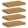 vidaXL N&aacute;stěnn&aacute; polička 4 ks B&eacute;žov&aacute; 40 x 23,5 x 3,8 cm