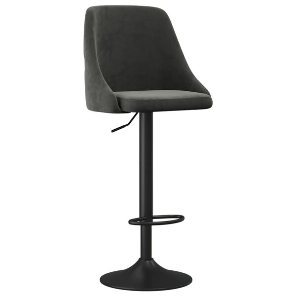 vidaXL Barov&eacute; židle 2 ks tmavě &scaron;ed&eacute; samet