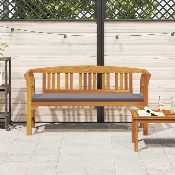 vidaXL Růžov&aacute; lavice Přirozen&aacute; 157 x 46 x 82,5 cm