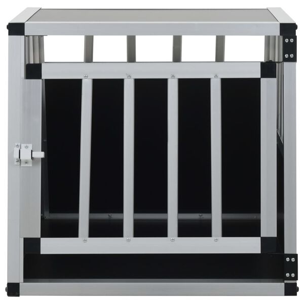 vidaXL Klec pro psy s jednokř&iacute;dl&yacute;mi dv&iacute;řky 54 x 69 x 50 cm