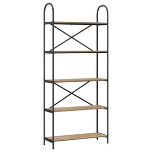 vidaXL Knihovna Artisanov&yacute; dub 80 x 30 x 183 cm Kompozitn&iacute; dřevo