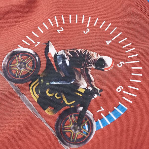 Dětské tričko s dlouhým rukávem henna 128