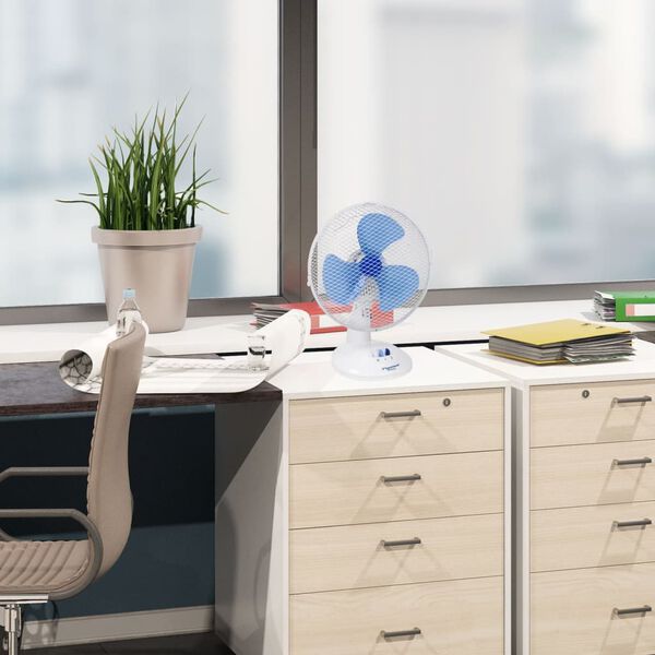 Bestron Stoln&iacute; ventil&aacute;tor 27 cm b&iacute;l&yacute; DDF27W