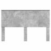 vidaXL Čelo postele s čelo Betonově &scaron;ed&aacute; 150 cm Kompozitn&iacute; dřevo