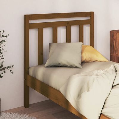 vidaXL Čelo postele medově hnědé 95x4x100 cm masivní borovice